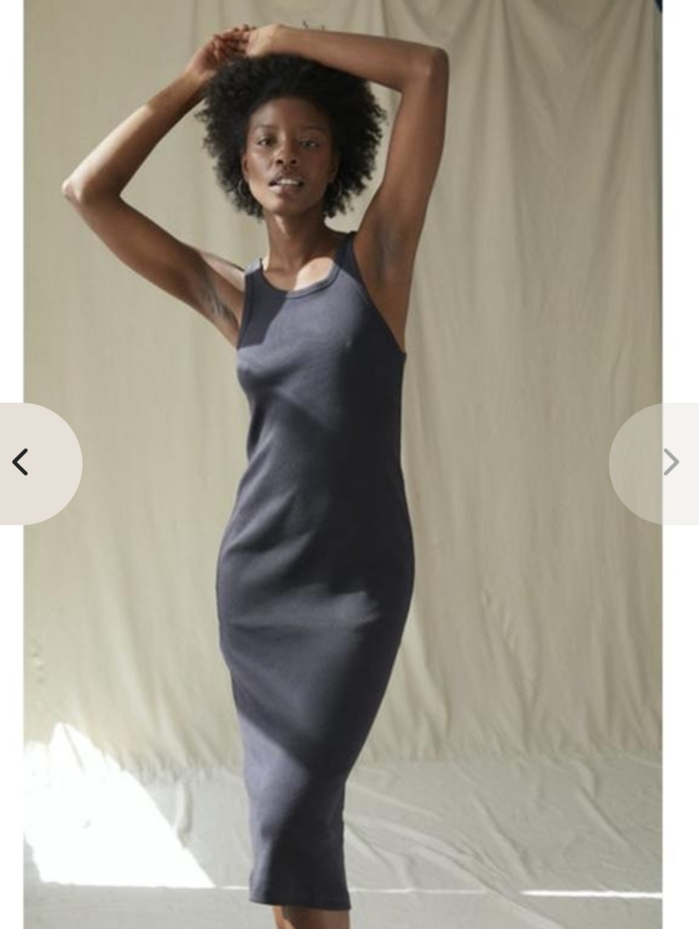 AMO Ribbed Tank Dress - Picture 7 of 8